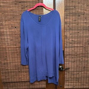 Chic Royal Blue Women's Tunic